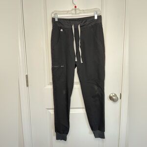 Figs Zamora Jogger Scrub Black Pants Women's Size XS Nurse
